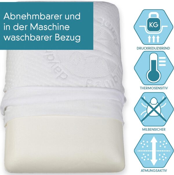 Visco-Memory Nackenstützkissen – Bild 2